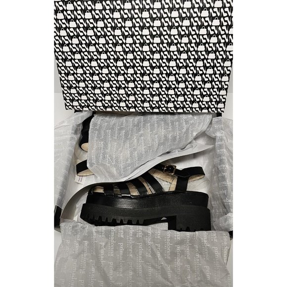 PRIMADONNA COLLECTION WOMEN SANDAL PLATFORM STRAPS EURO SIZE BLACK 00134 ECP - Picture 11 of 12